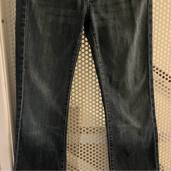 7 For All Mankind Bootcut Jeans Low Rise Size 29 Premium Stretch Denim - Picture 5 of 13